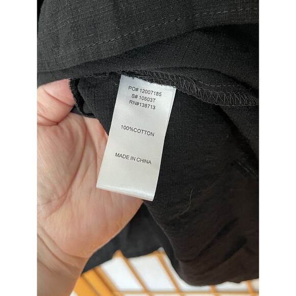 Doe & Rae Strappy Swing Tank Black size Medium NWT - Picture 2 of 3